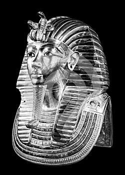 Tutankhamun`s  burial mask