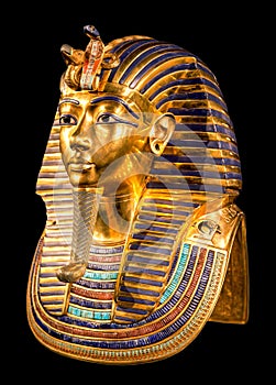 Tutankhamun`s golden burial mask