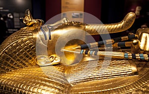 Tutankhamun's sarcophagus photo