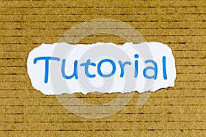 Tutorial instruction online education webinar training learning course
