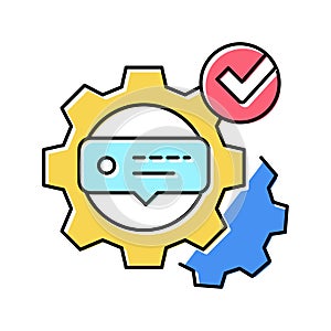 tutorial processing color icon vector illustration