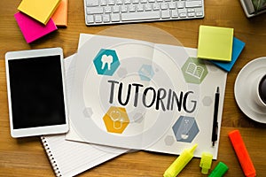 TUTORING and his online education , Learning Education Teacher ,