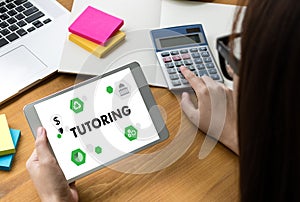 TUTORING and his online education , Learning Education Teacher ,