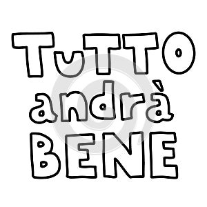  . qualunque cosa volere un appartamento una multa. nero contorno è un Italiano. Scrivere scarabocchi stile. vettore contorno 