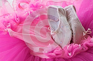 Tutu and ballet shoes photo