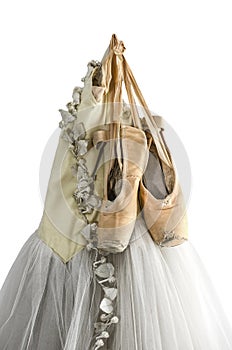 Tutu and ballet shoes