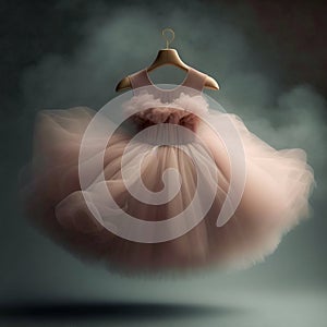 Tutu dress studio shot. Generative AI