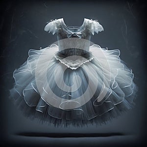 Tutu dress studio shot. Generative AI