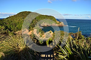 Tutukaka landscape view on coast, Northland