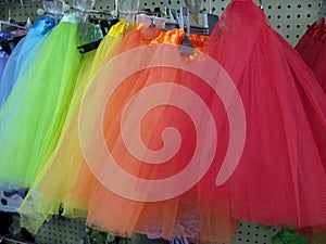 Tutus on store display