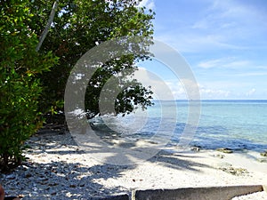 Tuvalu, Funafuti Atoll, the beach