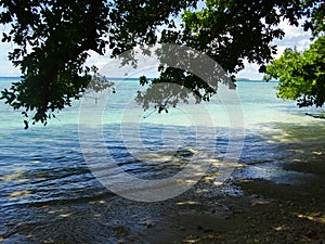 Tuvalu, Funafuti Atoll, the beach