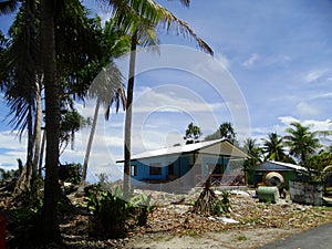 Tuvalu, Funafuti Atoll, the beach