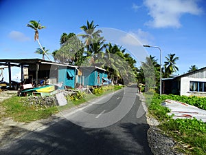 Tuvalu, Funafuti Atoll, port of Vaiaku
