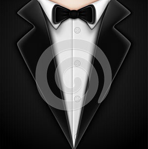 Tuxedo with bow tie