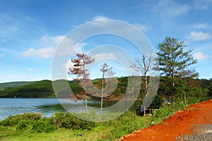 Tuyen Lam lake, Dalat, Vietnam