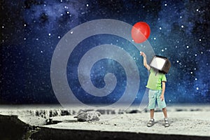 TV addicted children. Mixed media