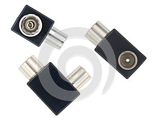 Tv antenna cable connector