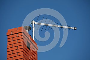 TV antenna on the chimney