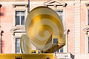 TV broadcasting antenna in Tour de France - Copenhagen