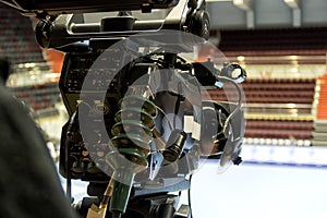 TV camera for broadcast Handball