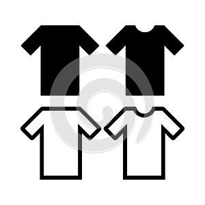 Tshirt icon set photo