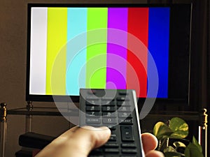 TV channels adjustment photo