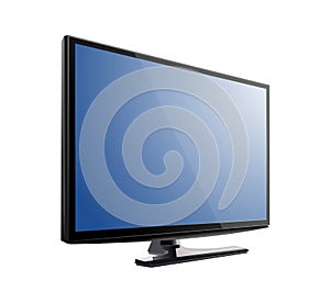 TV flat screen lcd, plasma realistic vector illustration