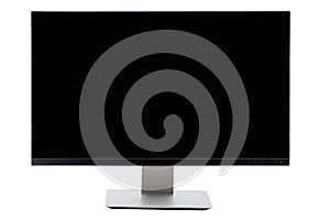 TV flat screen lcd, plasma, tv mock up. Black HD monitor.