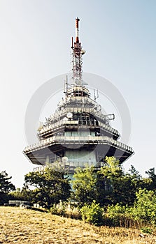 TV and GSM transmitter, industrial architecture