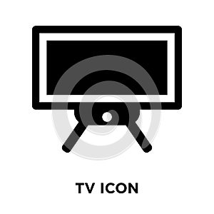 Tv icon vector isolated on white background, logo concept of Tv