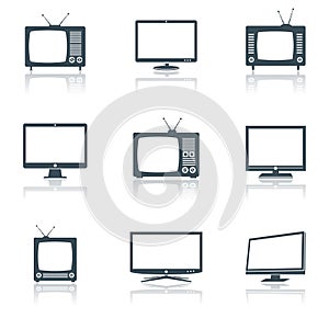 TV Icons Set
