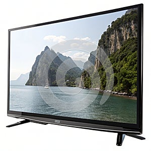 TV isolated on white background