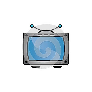 TV , LCD, LED, monitor icon vector illustration