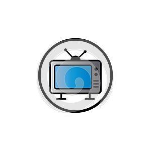 TV , LCD, LED, monitor icon vector illustration