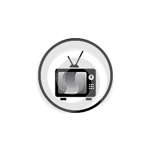 TV , LCD, LED, monitor icon vector illustration