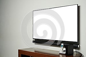 Tv panel on wall