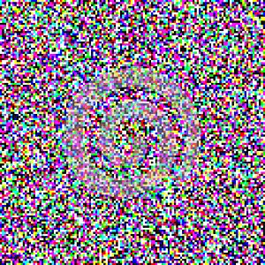 TV pixel noise grain screen vector background