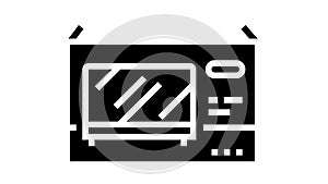 tv plasma box glyph icon animation