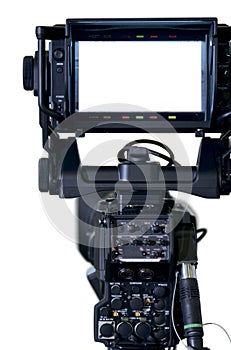 TV professional cameras viewfinder