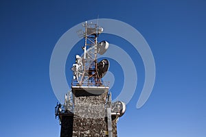 TV relay from Sinaia 1400m altitude