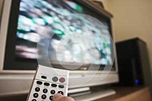 TV remote photo