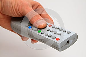 TV remote control panel