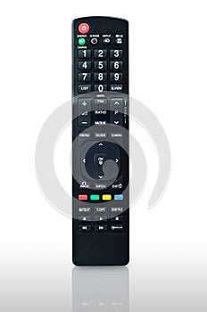 TV remote control with shadow