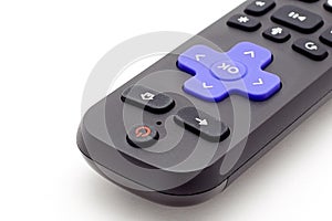 TV Remote for streaming service online with buttons