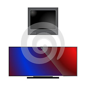 TV screen lcd monitor template electronic device technology digital size diagonal display and video modern plasma home