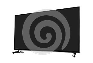 TV set isolated on white background