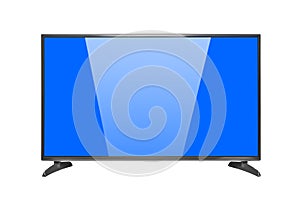 TV set isolated on white background