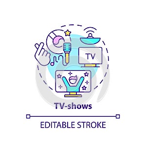 TV-shows concept icon