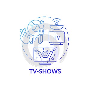 TV-shows concept icon